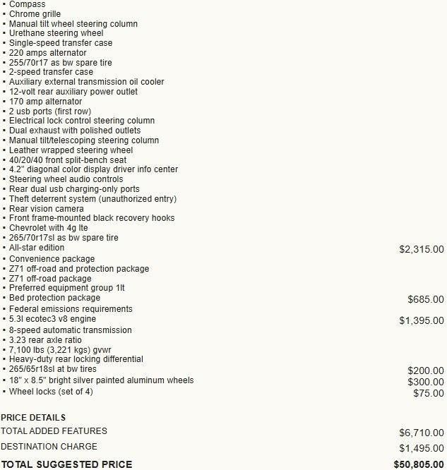 2019 Chevrolet Silverado 1500 LT