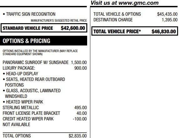 2024 GMC Acadia Elevation