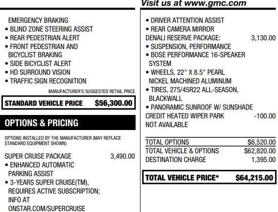 2024 GMC Acadia Denali