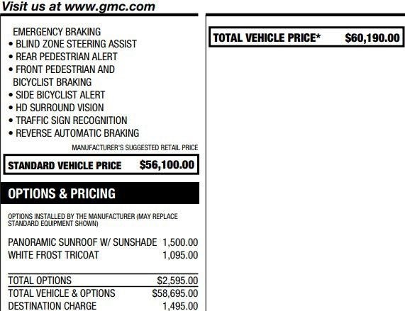 2025 GMC Acadia Denali