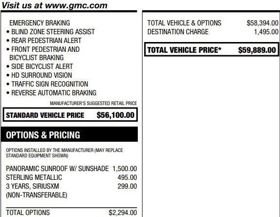 2025 GMC Acadia Denali