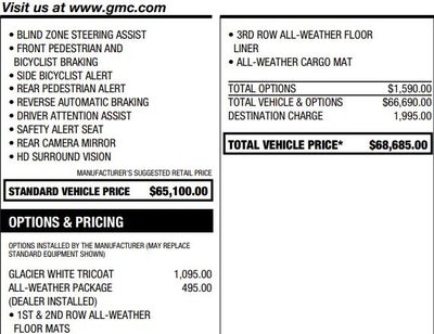 2026 GMC Acadia Denali Ultimate