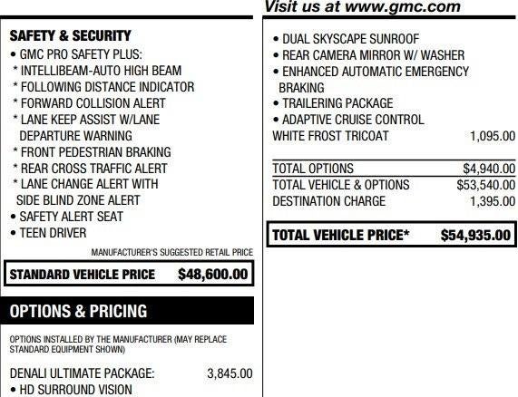 2023 GMC Acadia Denali