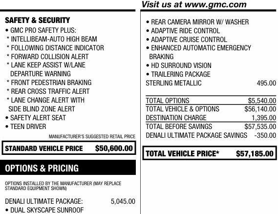 2023 GMC Acadia Denali