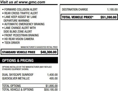 2020 GMC Acadia Denali