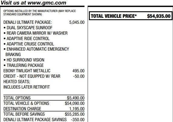 2022 GMC Acadia Denali