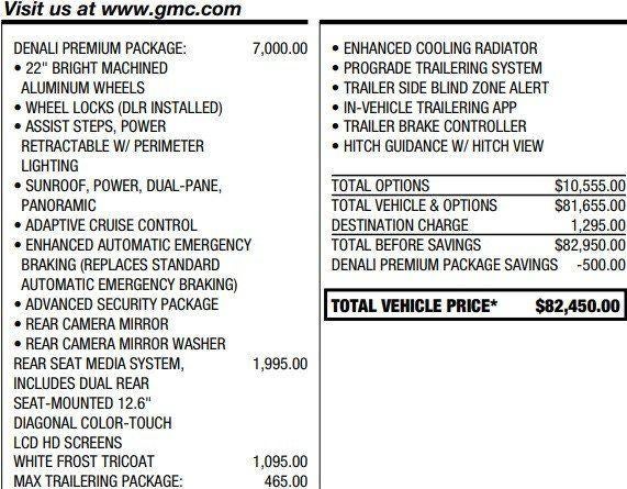 2021 GMC Yukon XL Denali