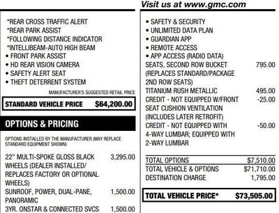 2023 GMC Yukon SLT
