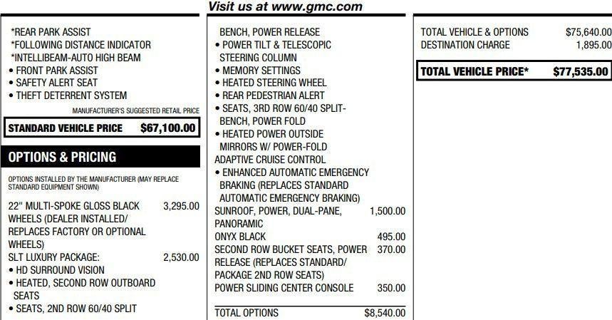 2023 GMC Yukon SLT