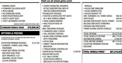 2025 GMC Yukon Elevation
