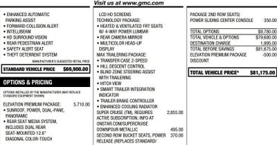 2025 GMC Yukon Elevation