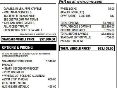 2020 GMC Yukon SLT Standard Edition