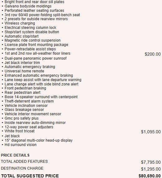 2021 GMC Yukon Denali