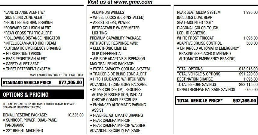2023 GMC Yukon Denali