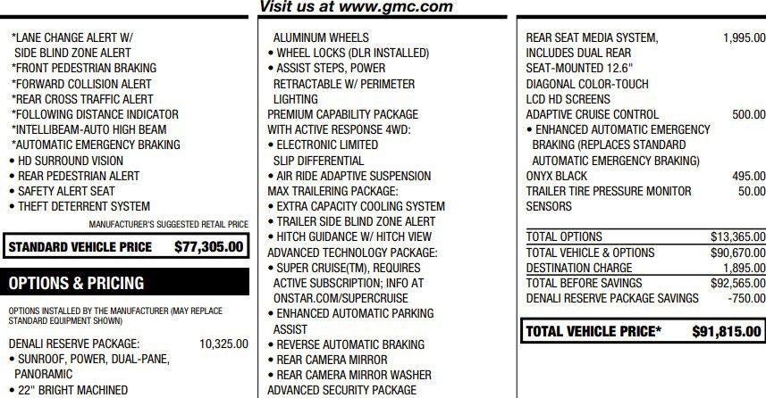 2023 GMC Yukon Denali
