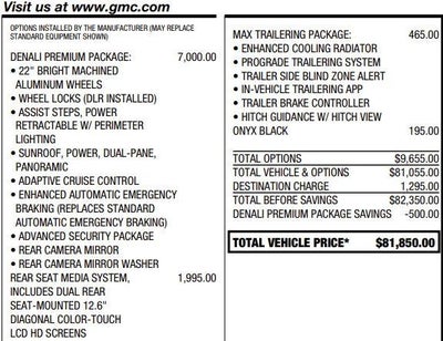 2021 GMC Yukon Denali