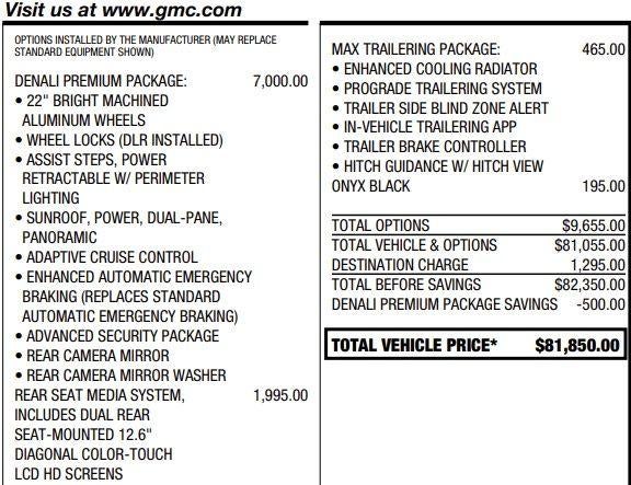 2021 GMC Yukon Denali