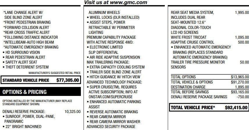 2023 GMC Yukon Denali