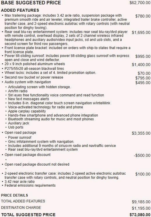 2016 GMC Yukon XL SLT