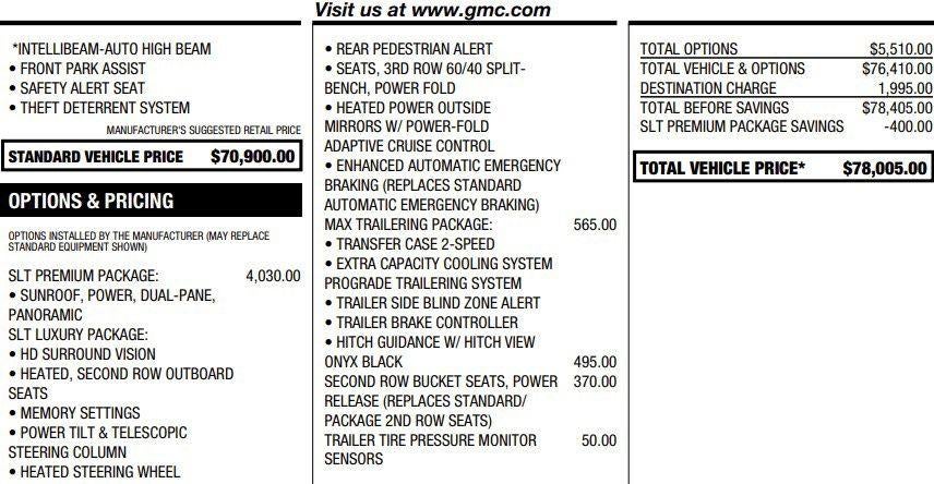2024 GMC Yukon XL SLT