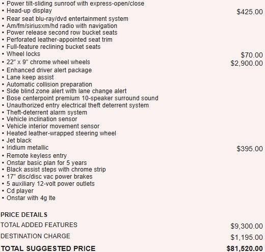 2016 GMC Yukon XL Denali