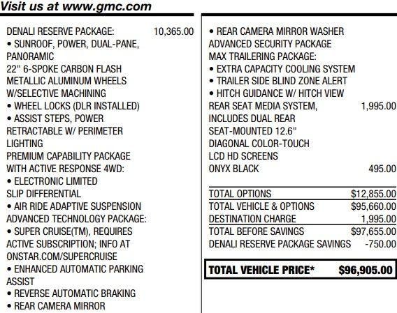 2024 GMC Yukon XL Denali