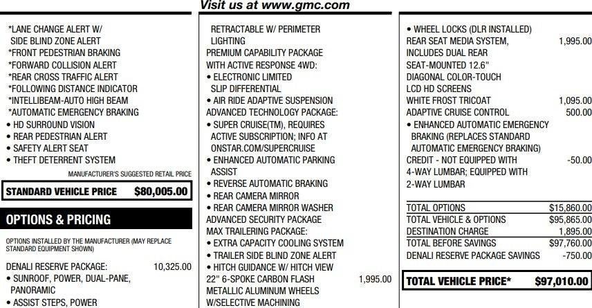 2023 GMC Yukon XL Denali