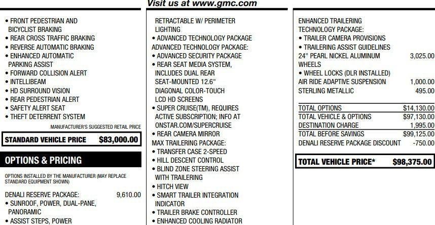 2025 GMC Yukon XL Denali