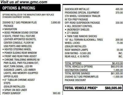 2019 GMC Sierra 2500 HD SLT