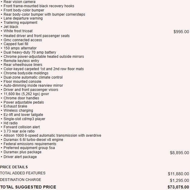 2018 GMC Sierra 3500 HD Denali