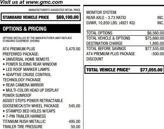 2024 GMC Sierra 2500 HD AT4