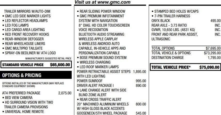 2023 GMC Sierra 2500 HD AT4