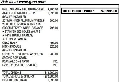 2022 GMC Sierra 2500 HD AT4