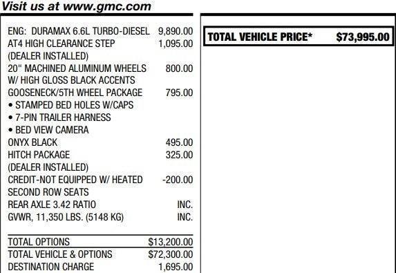 2022 GMC Sierra 2500 HD AT4