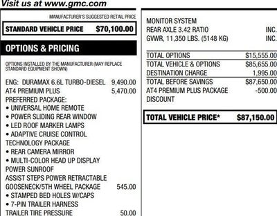 2024 GMC Sierra 2500 HD AT4