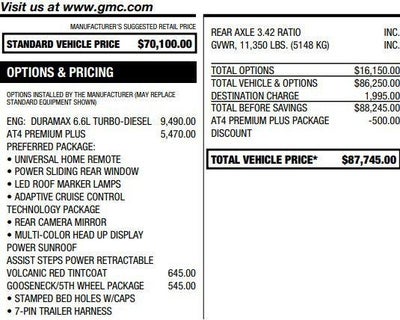 2024 GMC Sierra 2500 HD AT4