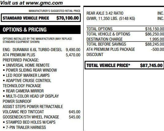 2024 GMC Sierra 2500 HD AT4