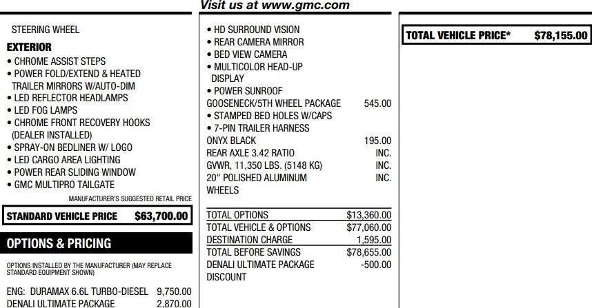 2020 GMC Sierra 2500 HD Denali