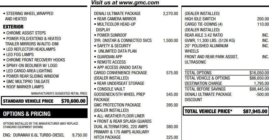 2023 GMC Sierra 2500 HD Denali