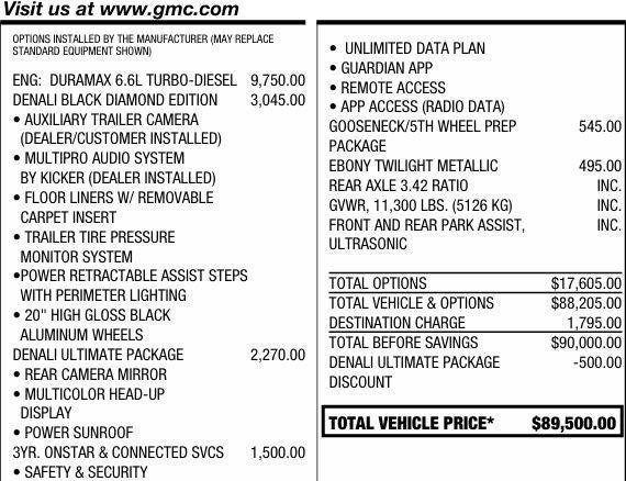 2023 GMC Sierra 2500 HD Denali