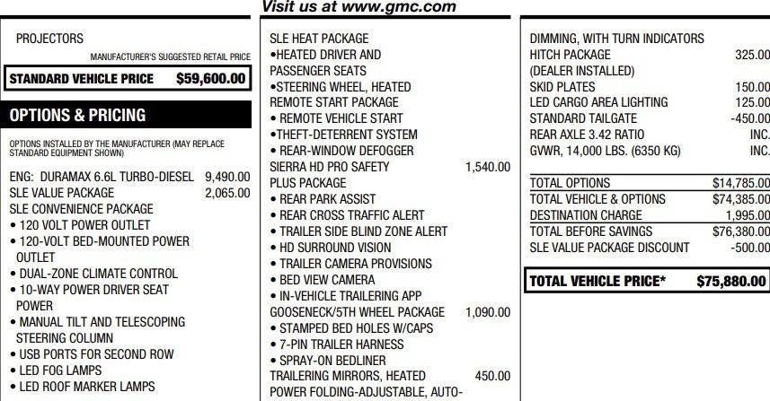 2024 GMC Sierra 3500 HD SLE DRW