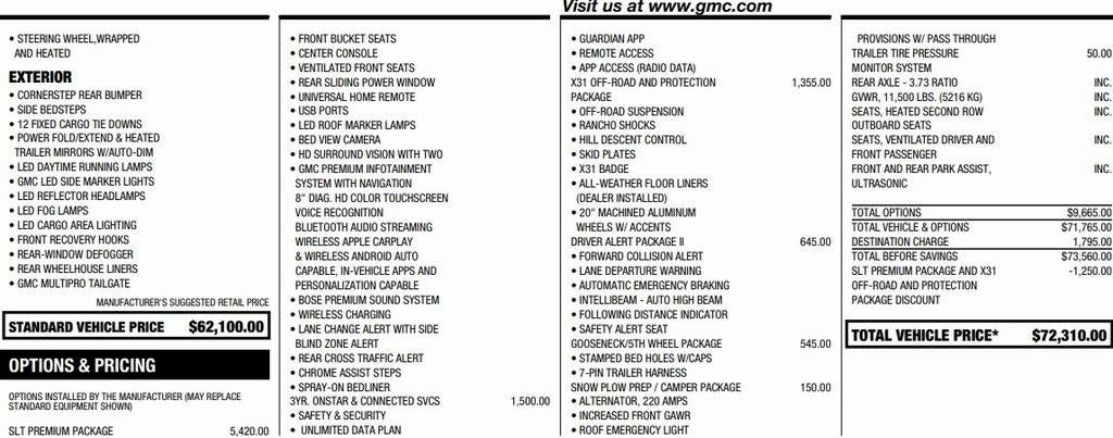 2023 GMC Sierra 3500 HD SLT