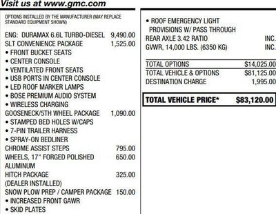 2024 GMC Sierra 3500 HD SLT DRW