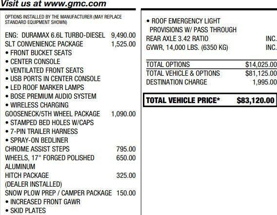 2024 GMC Sierra 3500 HD SLT DRW