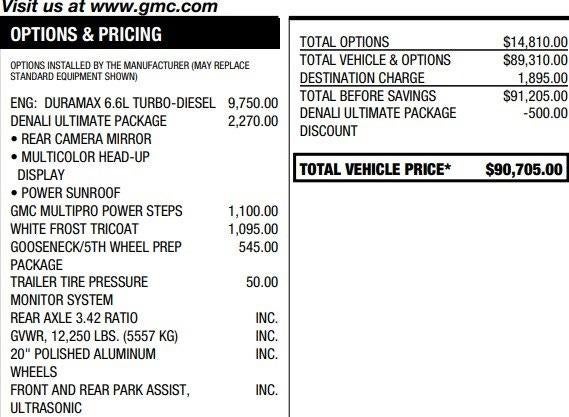 2023 GMC Sierra 3500 HD Denali