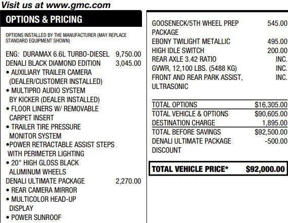 2023 GMC Sierra 3500 HD Denali