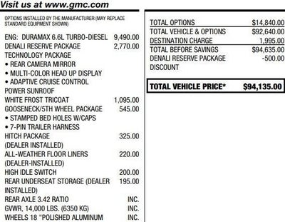 2024 GMC Sierra 3500 HD Denali DRW