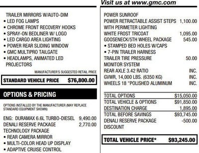 2024 GMC Sierra 3500 HD Denali DRW