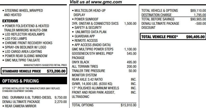 2023 GMC Sierra 3500 HD Denali
