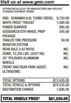 2022 GMC Sierra 3500 HD Denali